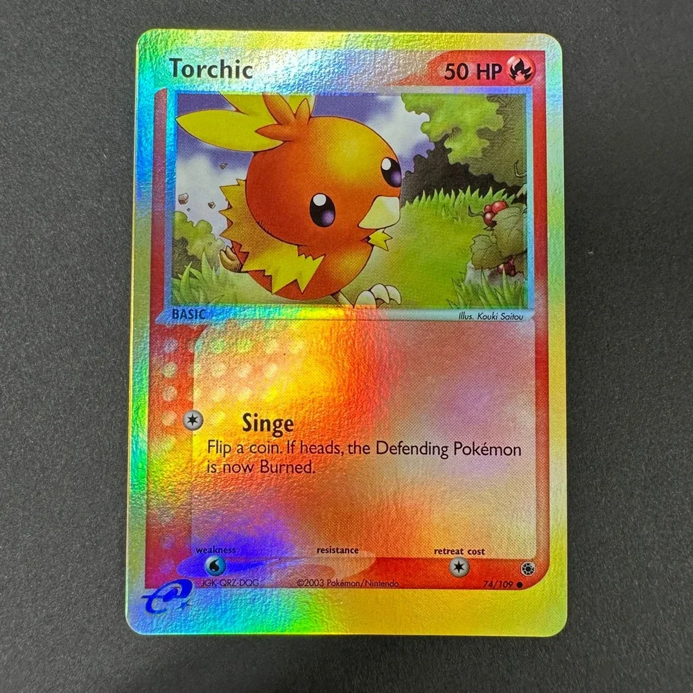 Pokemon TCG Torchic 74/109 EX Ruby and Sapphire Reverse Holo Near Mint